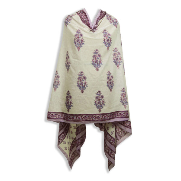 HANDBLOCK COTTON DUPATTA