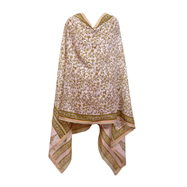 HANDBLOCK CHANDERI DUPATTA