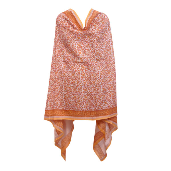 HANDBLOCK CHANDERI DUPATTA